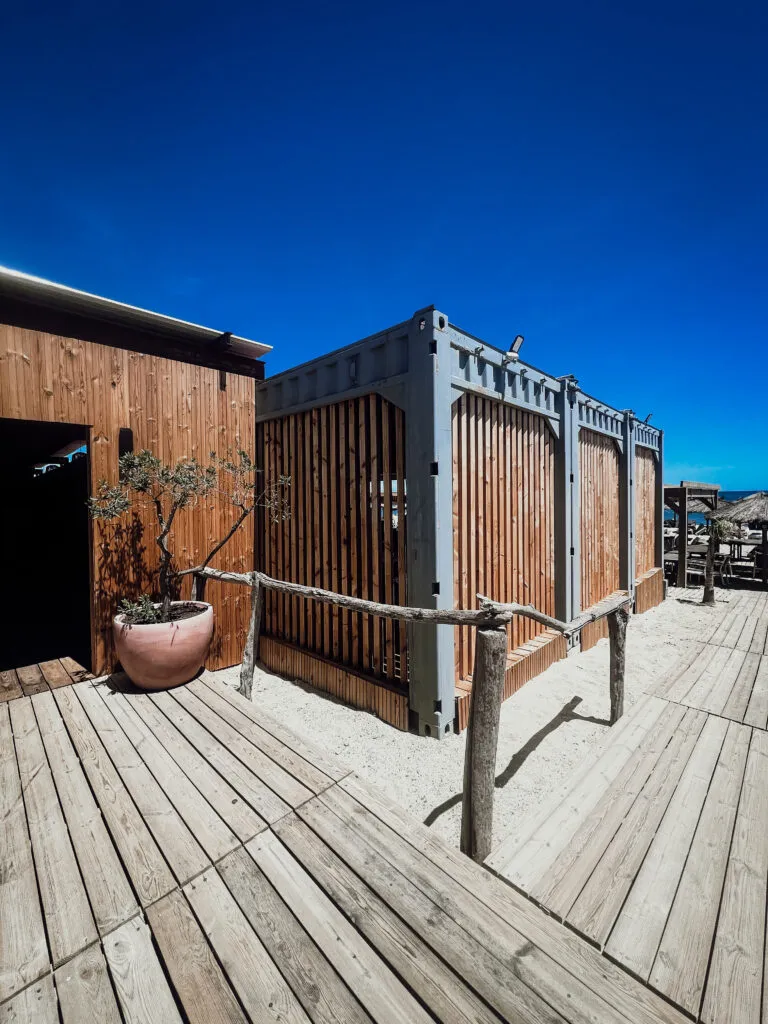 Terrasse de bord de mer